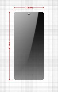 GrizzGlass Szkło prywatyzujące SecretGlass Easy do Realme C67 [2 PACK] 2