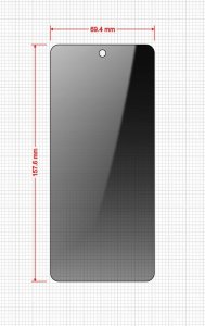 GrizzGlass Szkło prywatyzujące SecretGlass Easy do HMD Pulse Pro [2 PACK] 2