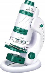 Mikroskop Edukacyjny Dla Dzieci 2W1 Laboratorium 60X/180X + Akcesoria 5