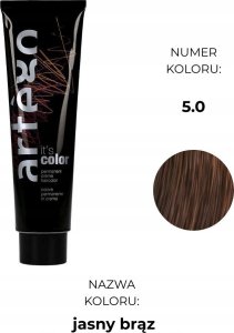 Artego Its Color Farba do włosów w kremie 150ml Jasny Brąz (5.0 - 5-N) 5