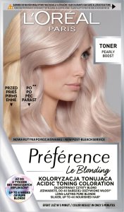 LOREAL Preference Le Blonding Toner koloryzujący do włosów blond - Pearly Boost 1op. 1