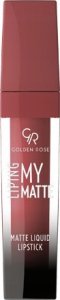 Golden Rose My Matte Lip Ink Matte Liquid Lipstick - Matowa pomadka do ust z wegańską formułą 5ml (19) 1