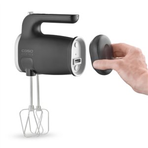 Mikser Caso Cordless Hand Mixer | Click & Mix | Hand Mixer | 150 W | Number of speeds 8 | Stainless Steel/Black 2