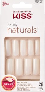 Kiss Salon Naturals Sztuczne paznokcie Go Rouge 28szt. 1