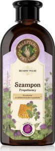 Receptury Zielarki Skarby Polne szampon z propolisem łopianowym do włosów wypadających 350ml 1