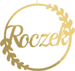 Łapacz na ROCZEK dekoracja wisząca GIRLANDA baner na pierwsze URODZINY koło 1