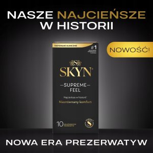 Skyn Supreme feel cienkie nielatektowe prezerwatywy 3szt. 4