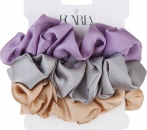 Ecarla Gumki-frotki do włosów typu "scrunchie" pin up (gum166)-1 op.-3 szt. 1