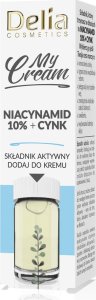 Delia My Cream Składnik aktywny Niacynamid 10% Cynk 5ml 1
