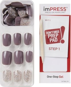 Kiss imPress Sztuczne Paznokcie samoprzylepne - KIM011 (rozmiar S) 30szt. 3