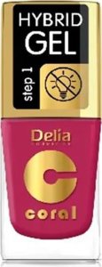 Delia Hybrid Gel Coral Lakier Do Paznokci 11ml Juicy Raspberry (103) 1