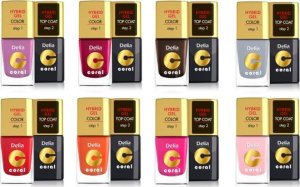Delia Delia Hybrid Gel Coral Lakier Do Paznokci 11ml Juicy Raspberry (103) 3