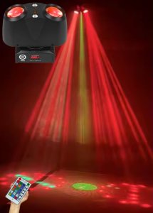 LIGHT4ME SID2 multiefekt świetlny LED 4w1 efekt beam RGBW laser R/G stroboskop 3