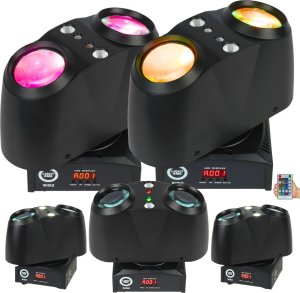 LIGHT4ME SID2 multiefekt świetlny LED 4w1 efekt beam RGBW laser R/G stroboskop 6