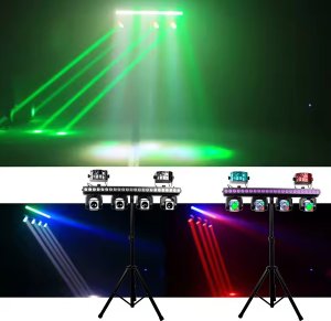 LIGHT4ME MT BAR 3 zestaw oświetleniowy multiefekt świetlny 4w1 4x głowica ruchoma beam 4x40W RGBW LED 2