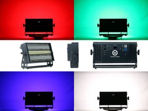 LIGHT4ME AURORA STROBE stroboskop oświetlenie sceniczne efekt świetlny LED 560x1W CW/A + 600x0,2W RGB 3