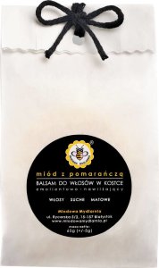 Miodowa Mydlarnia Balsam do włosów w kostce miód z pomarańczą re-fill 65g 1
