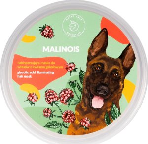 Hairy Tale Malinois Nabłyszczająca Maska do włosów z kwasem glikolowym 200ml 2