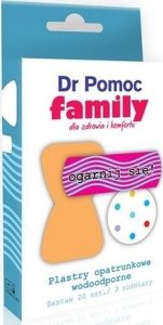 Dr Pomoc Plastry opatrunkowe wodoodporne Family 20szt 1
