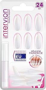 Inter-vion Sztuczne paznokcie Ballerina mleczne 498764 1