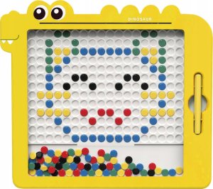 Tablica Magnetyczna Układanka Mozaika Magnesy Dino Edukacyjna Sensoryczna 7