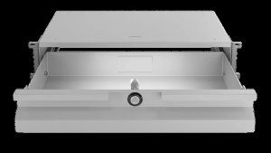 Szuflada do szafy RACK 19", 2U/270, Netrack, szara 2