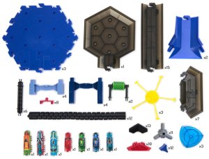 HEX BOTS playset Nanotopia 4