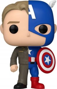 FUNKO POP! Vinyl Figure: Marvel - Captain America / Steve Rogers (Split) 1