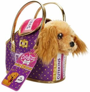 CUTEKINS plush toy Retriever Puppy with carry case, 35058 2
