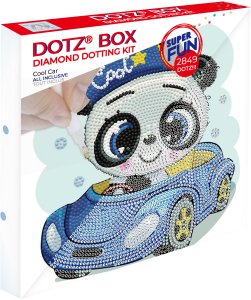 DOTZ BOX creativity set diamond painting cool car 22x22cm, 11NDBX038 1