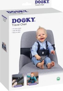 DOOKY travel chair, grey melange, 6-36m+, 5628050 3