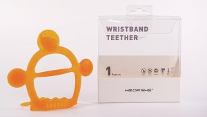 HEORSHE teether, 3m+, orange, HOS20-02-002 1