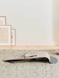 BABYBJORN bouncer BLISS Woven Classic Quilt, sand grey, 006217 4