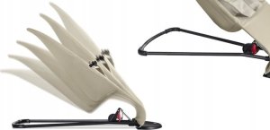 BABYBJORN bouncer BLISS Woven Classic Quilt, sand grey, 006217 10