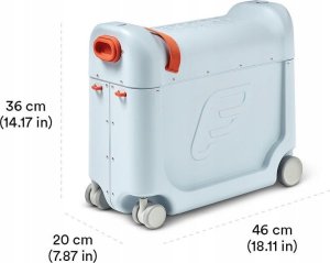 STOKKE JETKIDS BY walizka jeżdżąca BedBox z plecakiem Crew BackPack Black 6