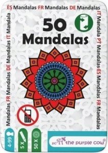 PURPLE COW colouring set 50 Mandalas, 580 1