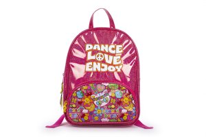 SIMPLE PLEASURES Glittered backpack, K51585N-B081P-KT 1