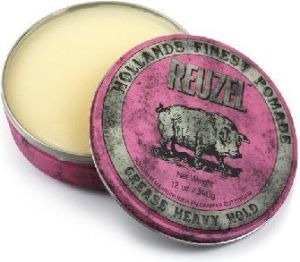 Reuzel Hollands Finest Pomade bardzo mocno utrwalająca pomada na bazie wosków i olejków Pink 113g 2