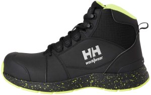 Shoes HELLY HANSEN Barcode MXR Mid S3S, black/yellow 41 1