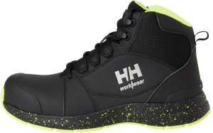 Shoes HELLY HANSEN Barcode MXR Mid S3S, black/yellow 43 1