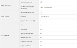 HIKOKI.ORBITAL SANDER 18V   SV1813DAW2Z 125mm BL HITSYSTEM, 2