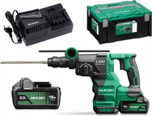 HIKOKI.HAMMER DRILL 18V DH1826DCWPZ 3.2J 2x5.0Ah BL HITSYSTEM +CHUCK 13mm 2