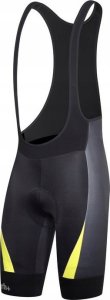 Shiver Bibshorts black # yellow fluo - XL 1