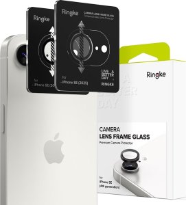 OSŁONA APARATU RINGKE CAMERA FRAME PROTECTOR 2-PACK IPHONE 16E BLACK 1
