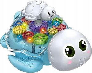 Żółw Świecący Z Dźwiękiem Jeżdzący Interaktywny Kolorowy Żółwik Dla Dzieci 7