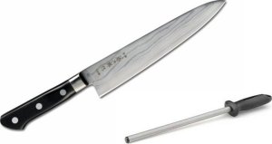Nóż szefa kuchni 21cm Tojiro DP37 PLUS ostrzałka Taidea T0825D 1