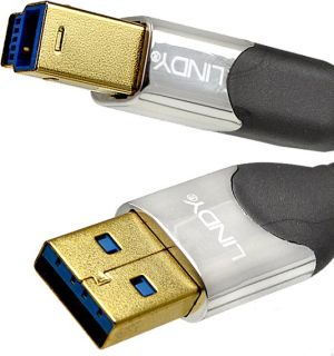 Kabel USB Lindy 3.0 Typ A/B 0,5m (41610) 1
