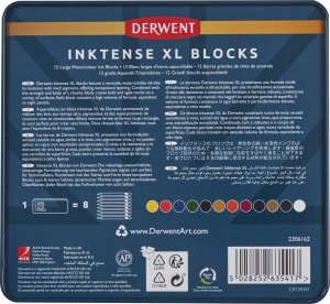Artequipment Derwent XL Inktense Blocks 12 stk tin 5