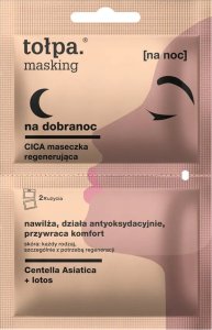 Tołpa masking Maseczka odbudowująca Na dobranoc CICA 2x5 ml 10ml 1