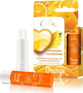 Celia Olejkowy Balsam do ust-orange 4g 1